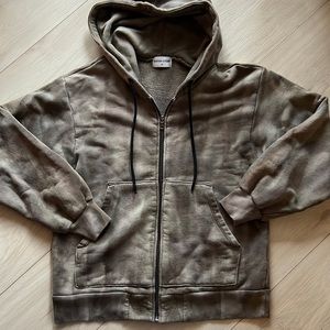 Cotton Citizen oversized zip up hoodie